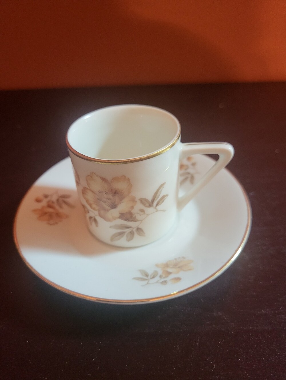 Antique vintage Bavaria Germany US Zone Demi Cup & Saucer